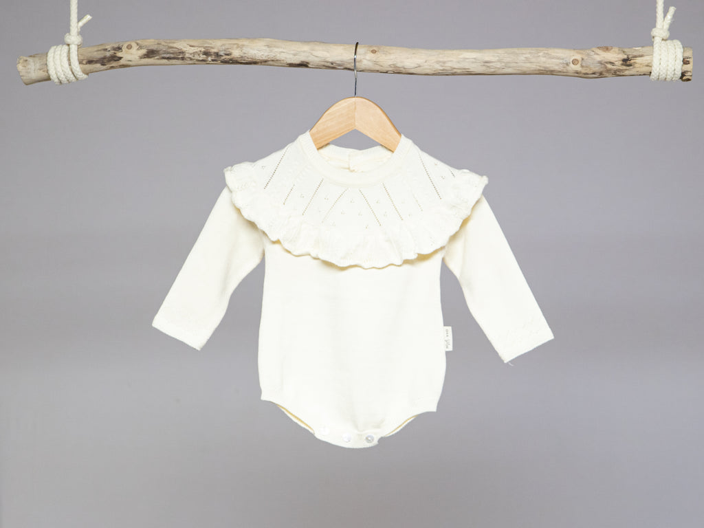 Snow Drop Romper, Snow