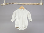 Calla Lilly Romper, Stone