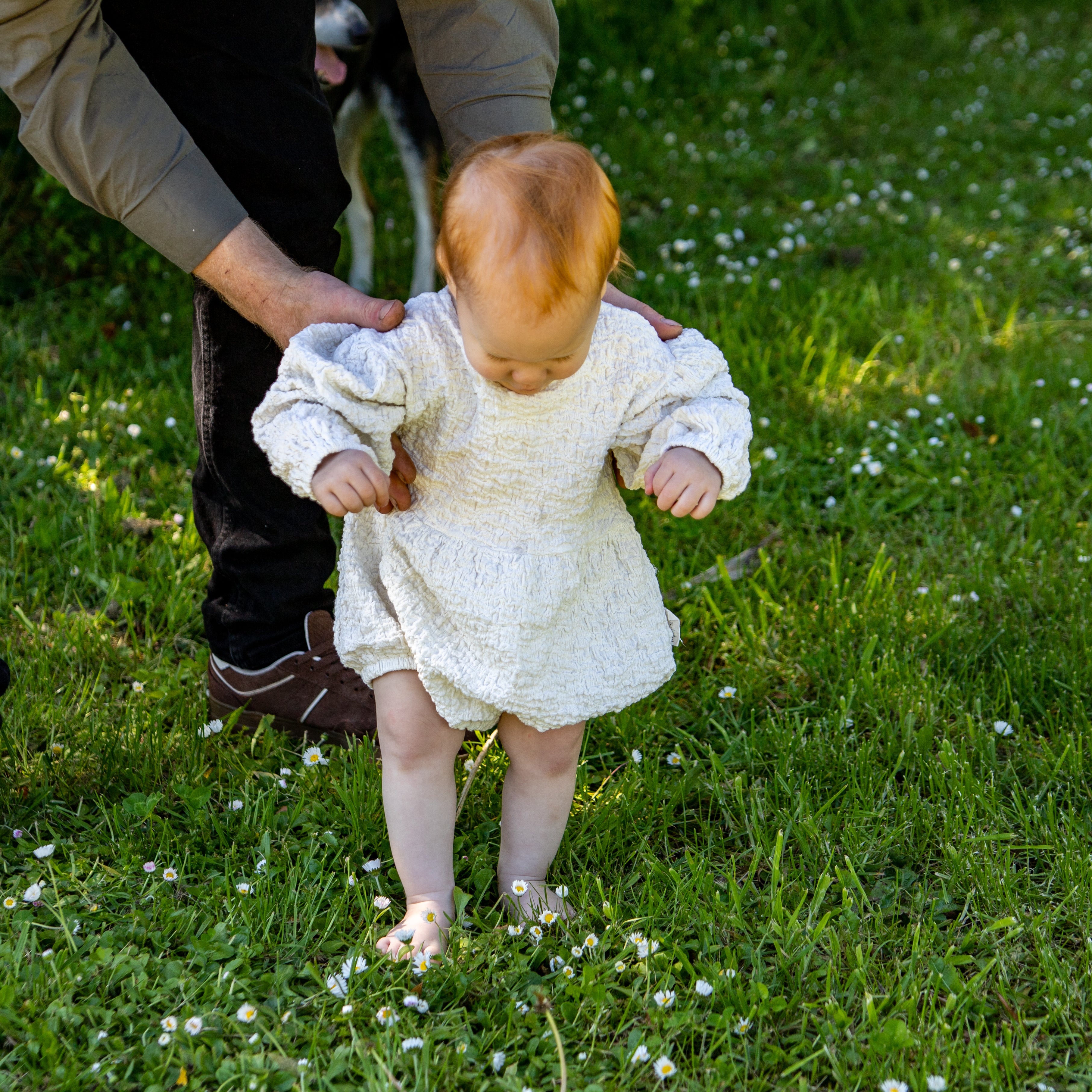 🌿Baby's Breath Romper, Ivory